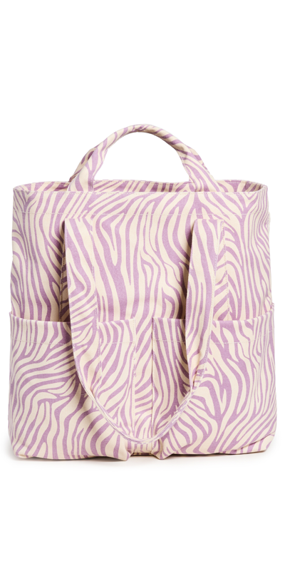 Dagne Dover Pacific Tote In Zebra Print In Zebra Print