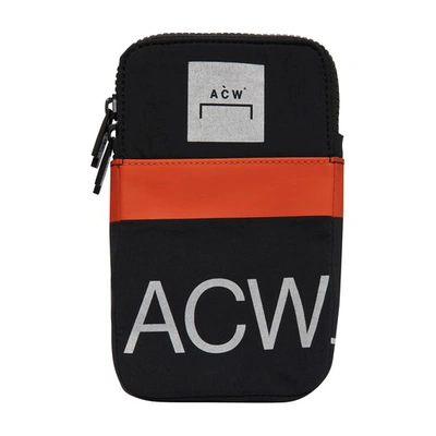 A-cold-wall* Stria Lanyard Bag In Black