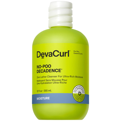 Devacurl No-poo Decadence Zero Lather Cleanser For Ultra-rich Moisture (various Sizes) - 12 Oz.