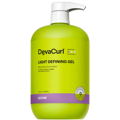 Devacurl Light Defining Gel Soft Hold No-crunch Styler (various Sizes) - 32 Oz.