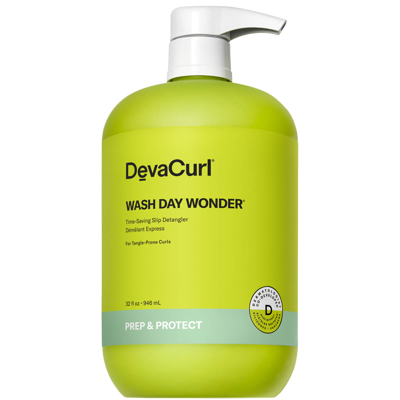 Devacurl Wash Day Wonder Time-saving Slip Detangler (various Sizes) - 32 Oz.