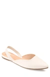 Journee Collection Collection Women's Mallorca Flat In Off White
