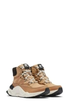 Sorel Kinetic Rnegd Waterproof High Top Sneaker Boot In Tawny Buff Canoe