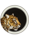 DOLCE & GABBANA SET OF TWO LEOPARD-PRINT BREAD PLATES