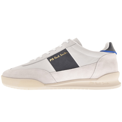 Paul Smith Dover Leather Trainers In Grey