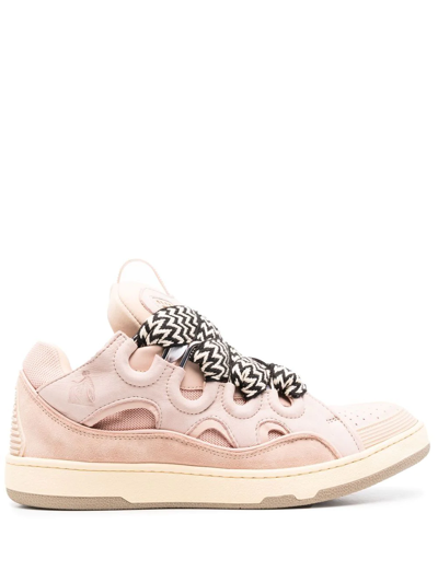 Lanvin Chunky Lace-up Low-top Sneakers In Multi