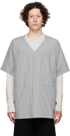 BYBORRE grey NYLON SHIRT