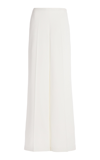 Stella Mccartney Low Rise Slim Leg Tailored Trousers In White