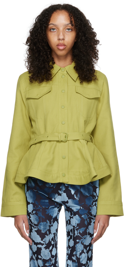 STINE GOYA GREEN IDRIS JACKET