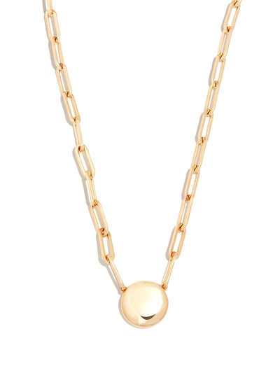 Loren Stewart Puffy Pendant Necklace In Gold
