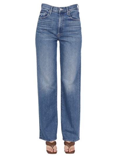 Mother The Maven Heel Wide-leg Jeans In Uncommon Ground