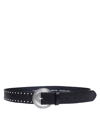 GOLDEN GOOSE GOLDEN GOOSE LEATHER RANCH BELT WITH STUDS