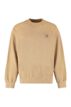 Carhartt Cotton Crew-neck Sweatshirt In Beige