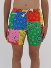 Mc2 Saint Barth Caprese - Bandanna Round Swim Shorts In Multicolor