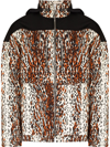 Phipps Brown And Black Action Leopard Print Organic Cotton Jacket In Neutrals