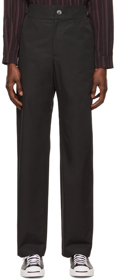 Labrum Black Cotton Trousers