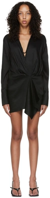 Gauge81 Black Naha Mini Dress