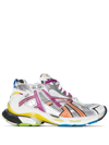 Balenciaga Runner Rubber-trimmed Mesh And Nylon Sneakers In Silver