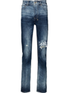 Ksubi Vertigo Skinny Jeans In Blue