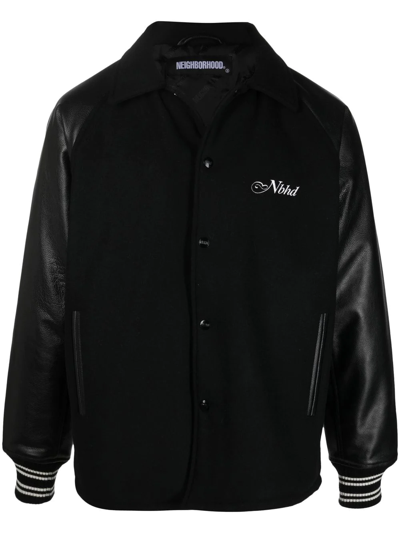 Neighborhood Club Wcl Varsity Jacket In Black | ModeSens 