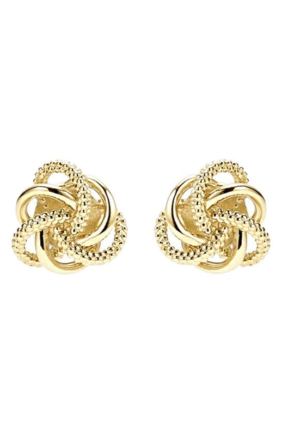 Lagos 18k Yellow Gold Love Knot Stud Earrings