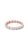 Dana Rebecca Designs 14k Rose Gold Ava Bea Diamond Eternity Ring In Pink