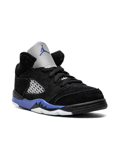 Jordan Babies' Air  5 Retro Sneakers In Black