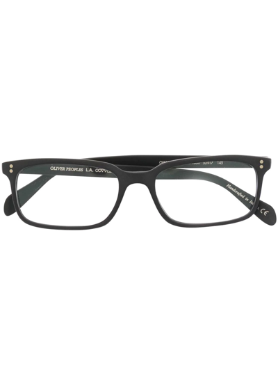 Oliver Peoples Denison Square-frame Glasses In Grey