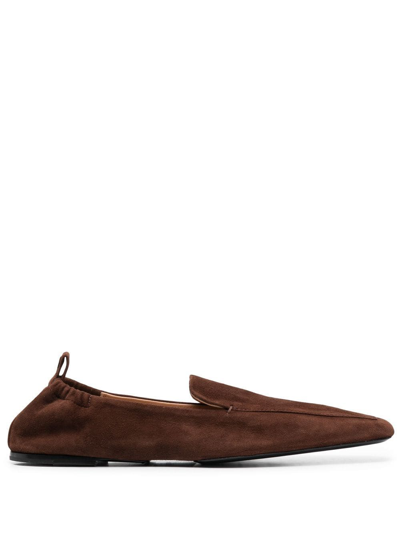 Totême The Travel Loafer Chocolate Brown