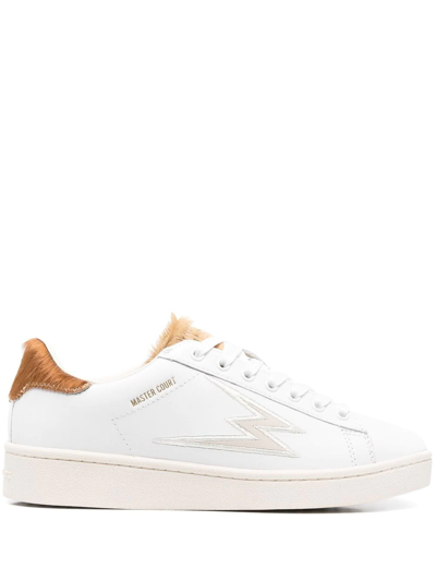 Moa Master Of Arts Mastercourt Lace-up Sneakers In White