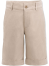 Moustache Tailored Knee-length Shorts In Neutrals