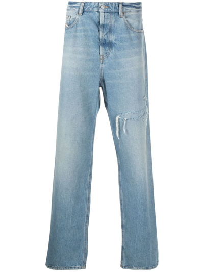 Diesel D-rise Loose-fit Jeans In Blue