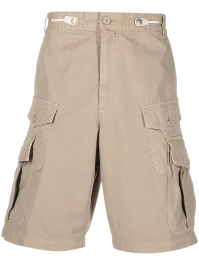 Diesel Straight-leg Cargo Shorts In Beige