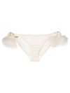 Gilda & Pearl Celeste Tie-side Silk Briefs In White