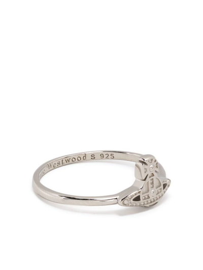 Vivienne Westwood Oslo Orb Ring In Silver