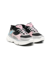 Geox Panelled-design Low-top Sneakers In Grey