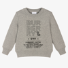 BURBERRY GREY SKETCH LOGO SWEATSHIRT