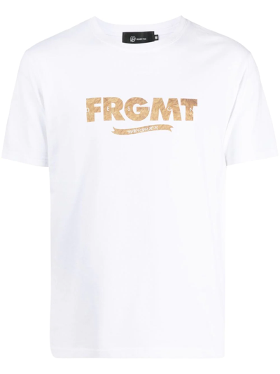 Medicom Toy X Fragment 2021 Fur Logo T-shirt In White