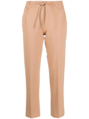 CIRCOLO 1901 DRAWSTRING TAPERED-TROUSERS