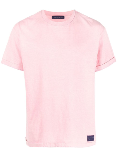 Tara Matthews X Granite Island Vintage-effect T-shirt In Pink