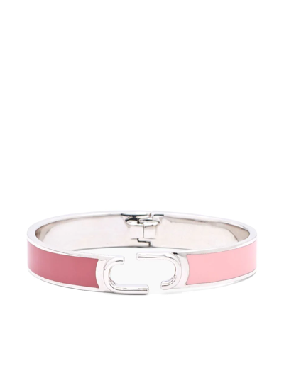 Marc Jacobs Hinge Bangle Bracelet In Pink