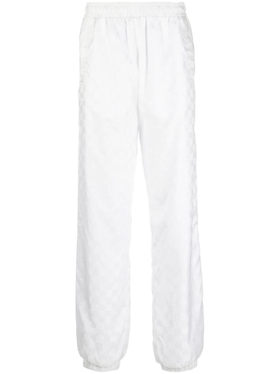 Misbhv Monogram-print Elasticated-waist Track Pants In White