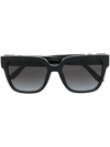 MICHAEL KORS LOGO-PLAQUE SQUARE-FRAME SUNGLASSES