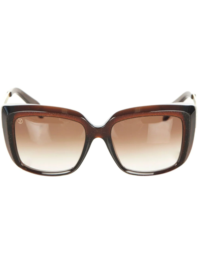Pre-owned Louis Vuitton  Gradient Square-framed Sunglasses In Brown
