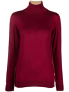 Marni Woman Turtleneck Camel Size 6 Virgin Wool In Red
