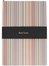 Paul Smith Signature Stripe Notebook In Neutrals