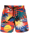 PALM ANGELS X VILEBREQUIN GRAPHIC-PRINT SWIMMING SHORTS
