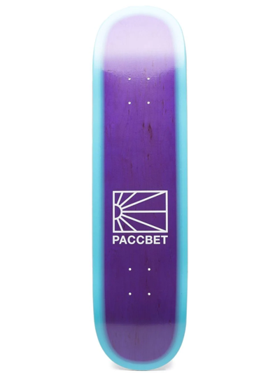 Paccbet Logo-print Detail Skateboard In Purple