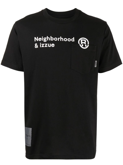 Izzue Logo-print T-shirt In Black