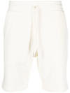 JOHN ELLIOTT CRIMSON STRAIGHT-LEG TRACK SHORTS